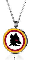 Collana Lowell Uomo A.S. Roma in Acciaio B-RC001UAR